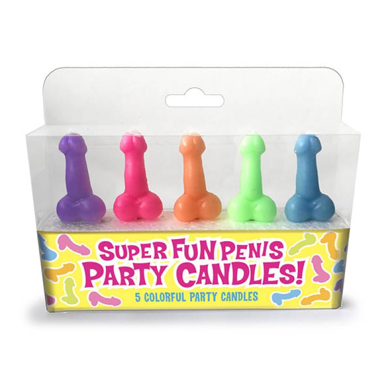 Little Genie Super Fun Penis Candles - 5 Pack